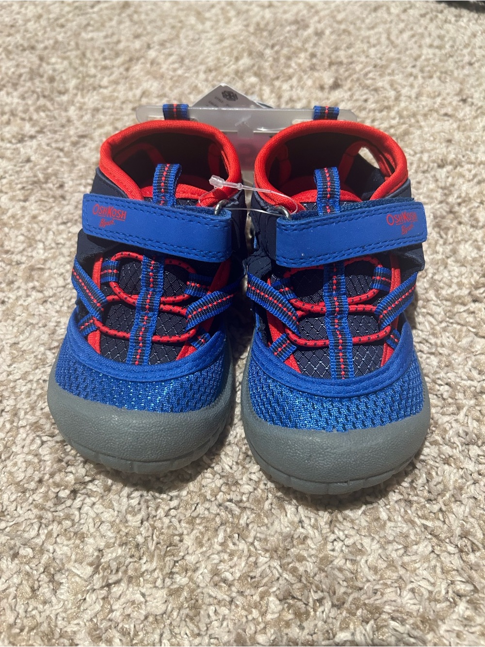 OshKosh Paul Red and Blue Machine Washable Shoes